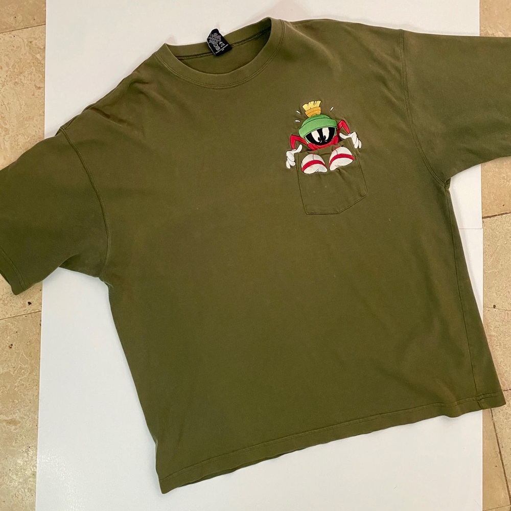Vintage Warner Bros. Marvin The Martian Pocket Tee